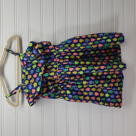 Cherokee Neon Pear Print Dress 24 Months - Picture 2 of 4